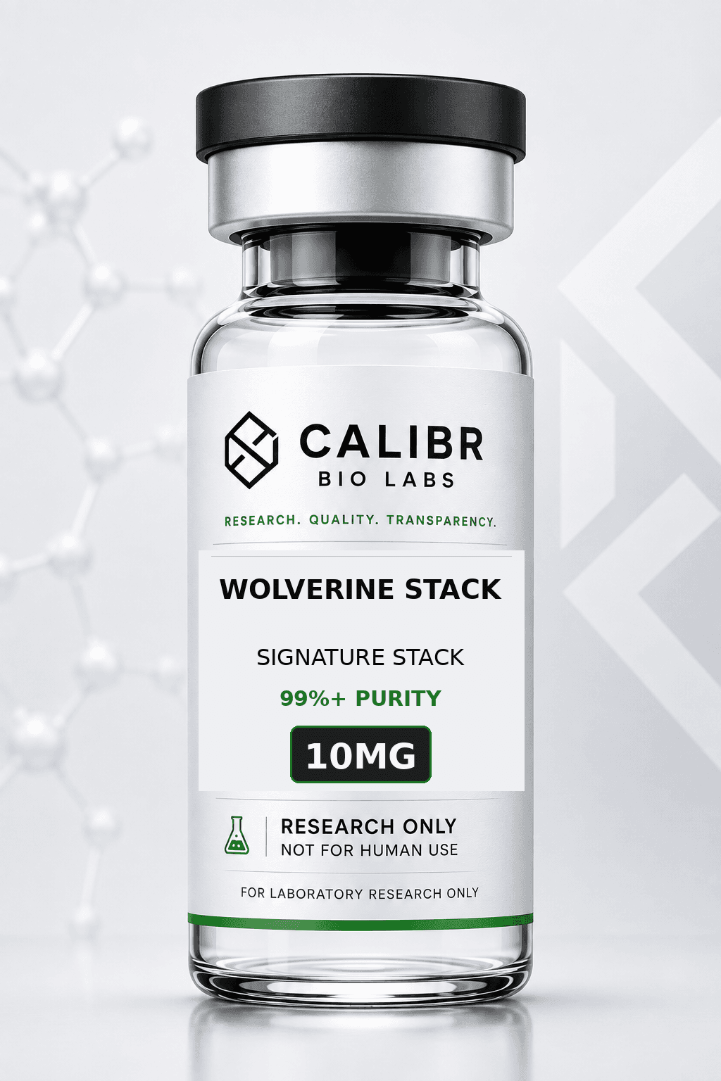 Calibr Bio Labs “Wolverine Stack” – BPC-157, TB-500 10MG vial