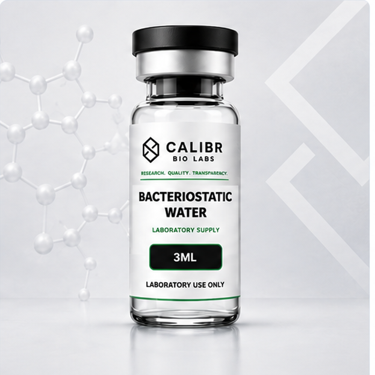 Calibr Bio Labs Bacteriostatic Water 3ML research vial
